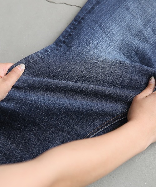 n'OrLABEL（ノアールレーベル）の「『ストレッチボーイフレンドデニム』（デニムパンツ・レディース・ブラック/インディゴブルー/ブルー系その他/ブルー系その他2/グレー・M/L/LL/3L/S）」の6枚目の写真