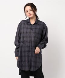 DouDou | チェックビッグシャツ2(シャツ/ブラウス)
