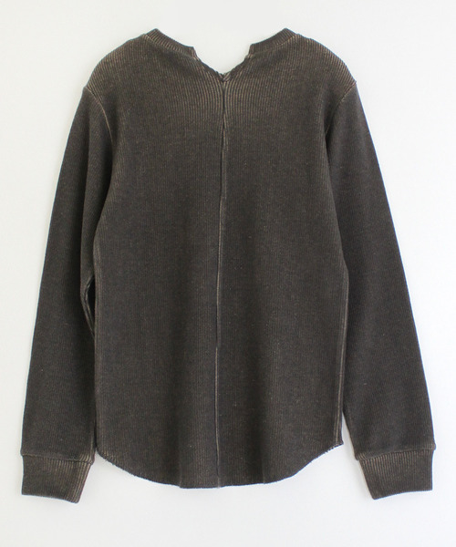 RNA-N(アールエヌエーエヌ)の「M1356 ニットライクラウンドヘムプルオーバー(Tシャツ/カットソー・レディース・オフホワイト/スミクロ/ピンク・MEDIUM)」の4枚目の写真