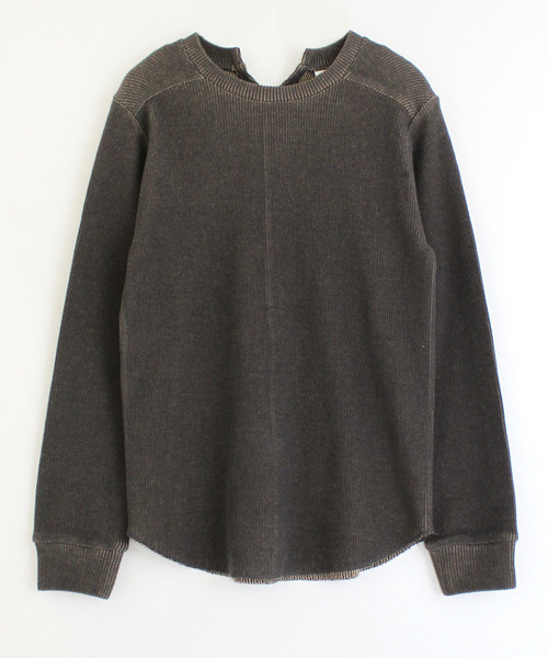 RNA-N(アールエヌエーエヌ)の「M1356 ニットライクラウンドヘムプルオーバー(Tシャツ/カットソー・レディース・オフホワイト/スミクロ/ピンク・MEDIUM)」の20枚目の写真