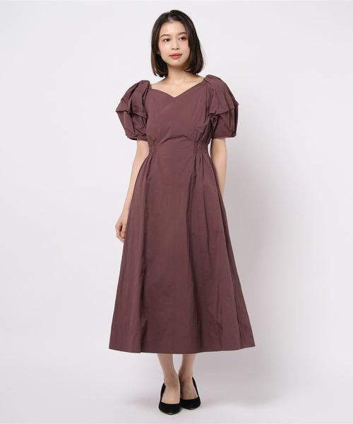 Toujours バルーンスリーブギャザーワンピース 新品タグ付き】fifth バルーンスリーブギャザーワンピース