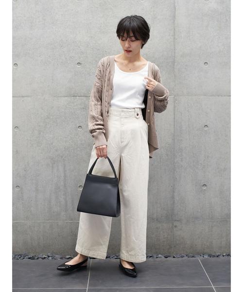 AMERICAN HOLIC(アメリカンホリック)の「ケーブルニットカーディガン*(カーディガン/ボレロ・レディース・ネイビー/アイボリー/モカ・M/L)」の10枚目の写真