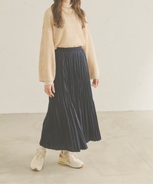 ロングプリーツスカート／【WEB/EC限定商品】