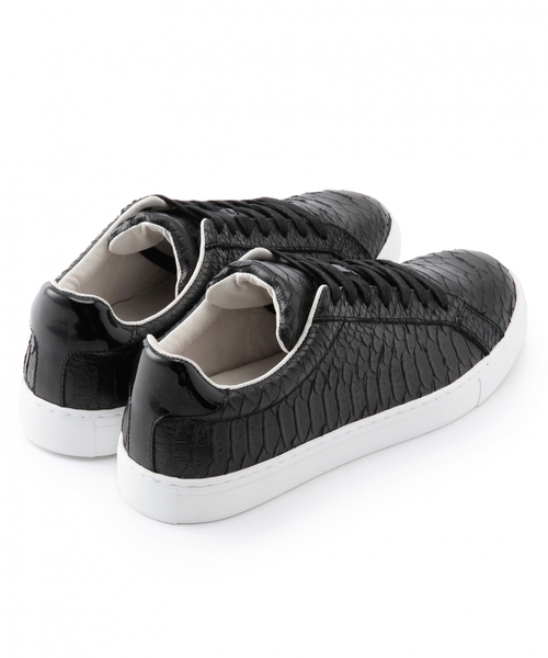MONKEY TIME（モンキータイム）の「MT カット パイソン柄 スニーカー ◆（スニーカー・メンズ・ホワイト/ブラック・44/43/41/42）」の6枚目の写真