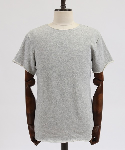 CAMBIO(カンビオ)の「ms4263-カットオフS-S カットソー(Tシャツ/カットソー・メンズ・ベージュ/オフホワイト/グレー/ブラック・S/M/L/XL)」の15枚目の写真