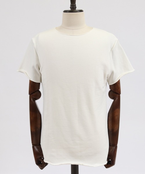 CAMBIO(カンビオ)の「ms4263-カットオフS-S カットソー(Tシャツ/カットソー・メンズ・ベージュ/オフホワイト/グレー/ブラック・S/M/L/XL)」の22枚目の写真
