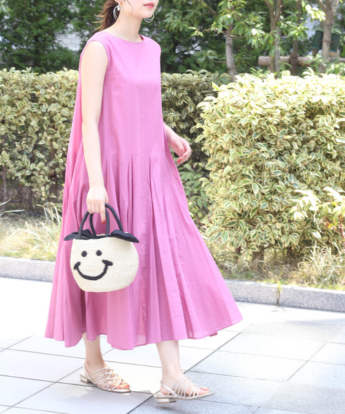 セール コットンハギフレアーワンピース ワンピース ワンピース ワンピース Jines ジネス のファッション