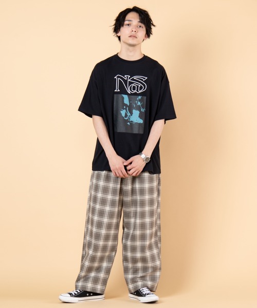 WEGO（ウィゴー）の「∴WEGO/Nas 別注Tシャツ（Tシャツ/カットソー・メンズ・ホワイト/ブラック・LARGE/MEDIUM）」の10枚目の写真