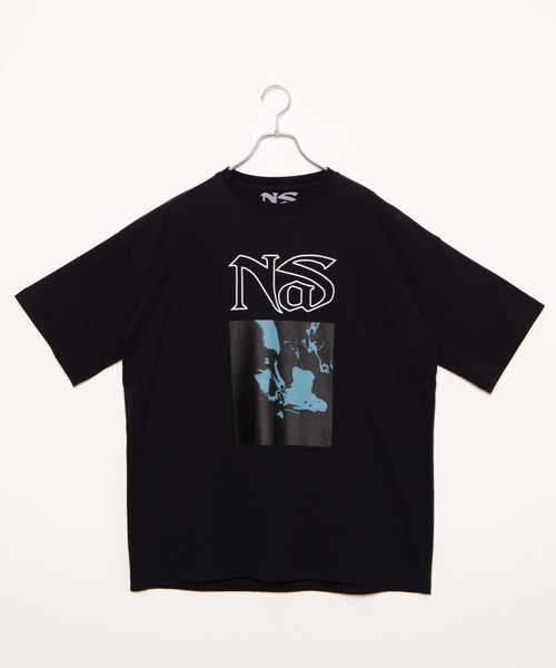 WEGO（ウィゴー）の「∴WEGO/Nas 別注Tシャツ（Tシャツ/カットソー・メンズ・ホワイト/ブラック・LARGE/MEDIUM）」の6枚目の写真