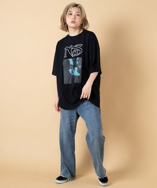 WEGO（ウィゴー）の「∴WEGO/Nas 別注Tシャツ（Tシャツ/カットソー・メンズ・ホワイト/ブラック・LARGE/MEDIUM）」の18枚目の写真