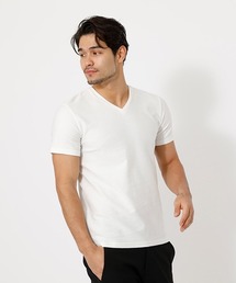 MELANGE TACK BORDER TOPS/メランジタックボーダートップス