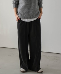 ウールライクワイドパンツ