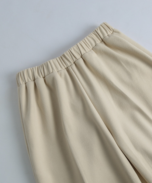 SUGAR BISKET(シュガービスケット)の「ウールライクワイドパンツ(その他パンツ・レディース・ブラック/ブラウン/アイボリー/オートミール/キャメル・M/L)」の6枚目の写真
