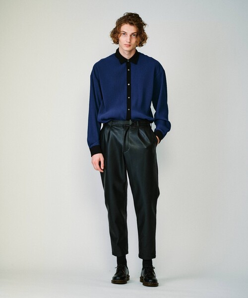 TAKATO着用 dairiku シンセティックレザーパンツ