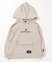 【KANGOL】フラップポケットロゴパーカー