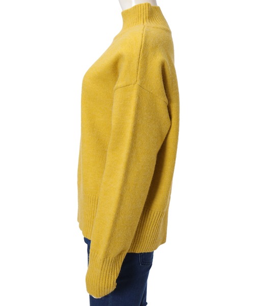 fifth（フィフス）の「ハイゲージハイネックニットトップス（ニット/セーター・レディース・ベージュ/イエロー/ミント・MEDIUM）」の9枚目の写真