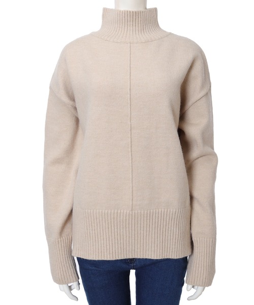 fifth（フィフス）の「ハイゲージハイネックニットトップス（ニット/セーター・レディース・ベージュ/イエロー/ミント・MEDIUM）」の14枚目の写真