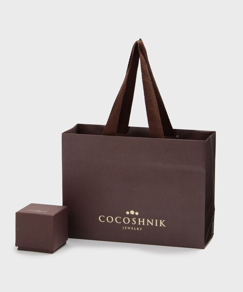 COCOSHNIK(ココシュニック)の「K18丸玉サークル スタッドピアス(ピアス(両耳用)・レディース・ホワイト系その他7・00)」の10枚目の写真