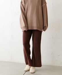 natural couture | ほんわりあったかプリーツパンツ(その他パンツ)