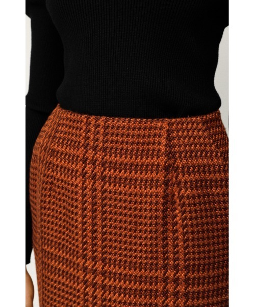 SLY（スライ）の「HOUNDSTOOTH TWEED ショートスカート