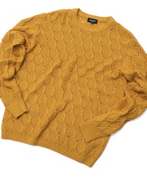 MEN'S BIGI | 7Gアイレットアラン柄ニット(ニット/セーター)