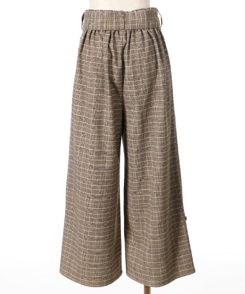 axes femme(アクシーズファム)の「裾ボタンデザインワイドパンツ(その他パンツ・レディース・チャコール/ブラウン・MEDIUM)」の4枚目の写真