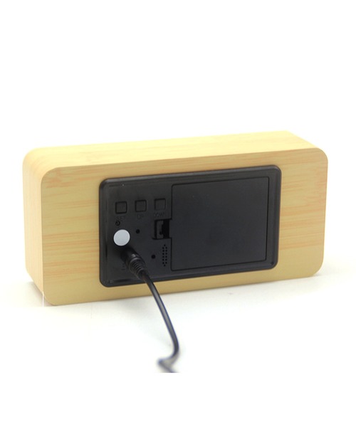 FL import collection（エフエルインポートコレクション）の「【置き時計】多機能LEDウッドクロック（置時計・レディース・ホワイト系その他2/ホワイト系その他3/ホワイト系その他4/ホワイト系その他5/ブラック系その他2/ブラック系その他3/ブラック系その他4/ブラック系その他5/ブラウン系その他2/ブラウン系その他3/ブラウン系その他4/ブラウン系その他5/ベージュ系その他2/ベージュ系その他3/ベージュ系その他4/ベージュ系その他5・FREE）」の17枚目の写真