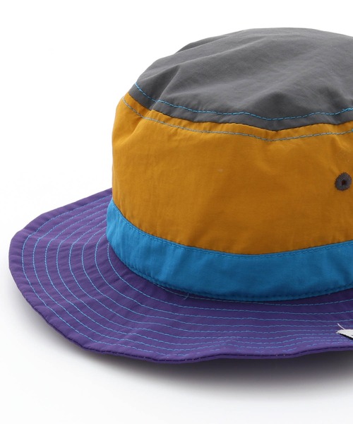 MAKE YOUR DAY(メイクユアデイ)の「日よけ付きナイロンハット(ハット・キッズ・ベージュ/ピンク/ブラック/マスタード/サーモンピンク・48/50/46/52/54/56/59)」の15枚目の写真
