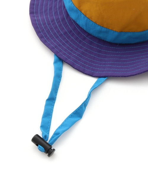 MAKE YOUR DAY(メイクユアデイ)の「日よけ付きナイロンハット(ハット・キッズ・ベージュ/ピンク/ブラック/マスタード/サーモンピンク・48/50/46/52/54/56/59)」の20枚目の写真