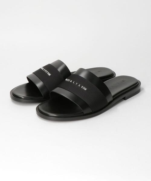 1017 ALYX 9SM（アリクス）の「＜1017 ALYX 9SM＞ LEATHER LOGO SLIDE 