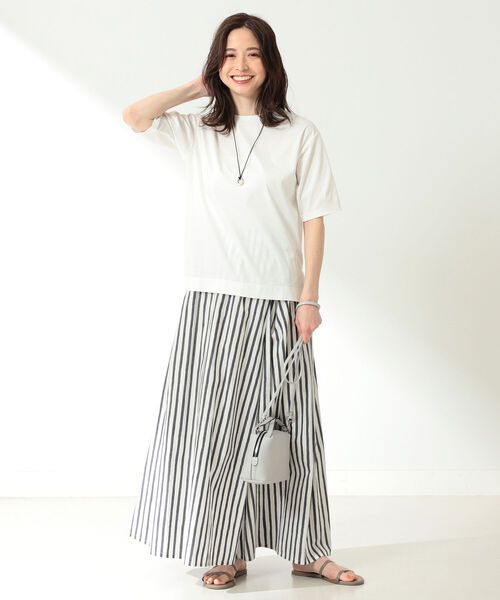 Demi-Luxe BEAMS - Demi-Luxe BEAMS / スムース ハーフスリーブTシャツ Demi-Luxe BEAMS（デミルクス ビームス）の「Demi-Luxe BEAMS