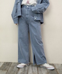 179/WG | ピグメントデニムストレートパンツ(デニムパンツ)
