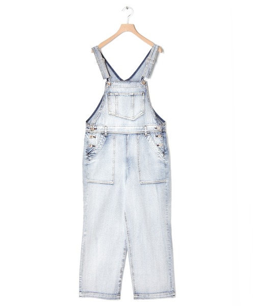 w closet（ダブルクローゼット）の「スリムオーバーオール（サロペット/オーバーオール・レディース・ダークベージュ/ケミカルウォッシュ/サンドベージュ・FREE）」の20枚目の写真