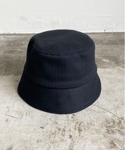 Magine（マージン）の「COTTON HERRINGBONE BUCKET HAT：コットン ヘリンボーン バケット ハット（ハット・メンズ・ブラック/グレー/ベージュ/ネイビー・FREE）」の15枚目の写真