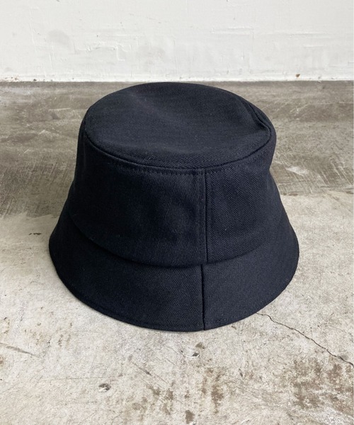 Magine（マージン）の「COTTON HERRINGBONE BUCKET HAT：コットン ヘリンボーン バケット ハット（ハット・メンズ・ブラック/グレー/ベージュ/ネイビー・FREE）」の14枚目の写真