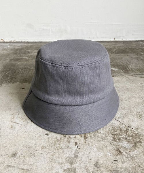 Magine（マージン）の「COTTON HERRINGBONE BUCKET HAT：コットン ヘリンボーン バケット ハット（ハット・メンズ・ブラック/グレー/ベージュ/ネイビー・FREE）」の17枚目の写真