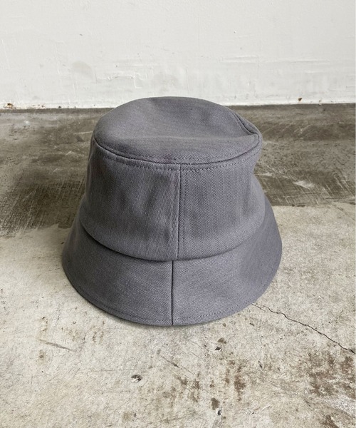 Magine（マージン）の「COTTON HERRINGBONE BUCKET HAT：コットン ヘリンボーン バケット ハット（ハット・メンズ・ブラック/グレー/ベージュ/ネイビー・FREE）」の9枚目の写真