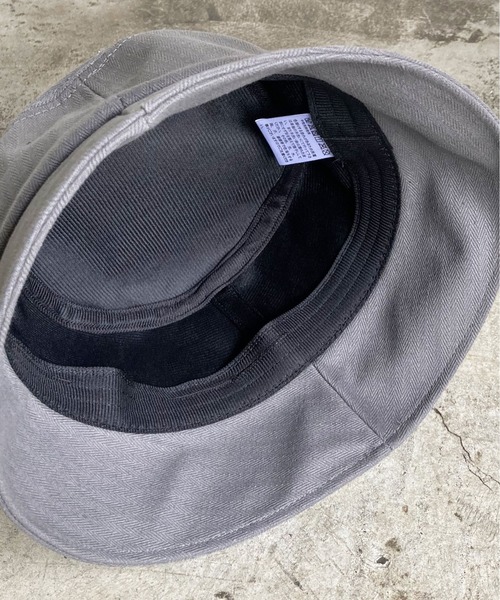 Magine（マージン）の「COTTON HERRINGBONE BUCKET HAT：コットン ヘリンボーン バケット ハット（ハット・メンズ・ブラック/グレー/ベージュ/ネイビー・FREE）」の6枚目の写真