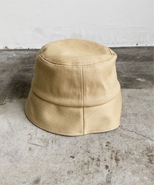 Magine（マージン）の「COTTON HERRINGBONE BUCKET HAT：コットン ヘリンボーン バケット ハット（ハット・メンズ・ブラック/グレー/ベージュ/ネイビー・FREE）」の13枚目の写真