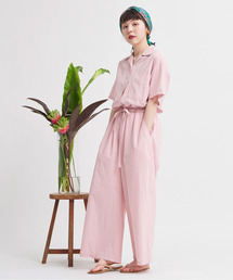 CHILD WOMAN | 100/2GVブロード ジャンプスーツ(つなぎ/オールインワン)