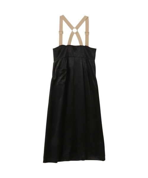 TEVALT(ヴァレット)の「チノライクサテンジャンパースカート(サロペット/オーバーオール・レディース・ライトカーキ/ブラック/ベージュ・38)」の13枚目の写真