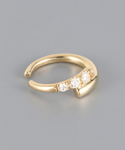 PAS TIERRA(パティエラ)の「2021ss 3piece set ear cuffs(イヤーカフ・レディース・イエローゴールド・FREE)」の7枚目の写真