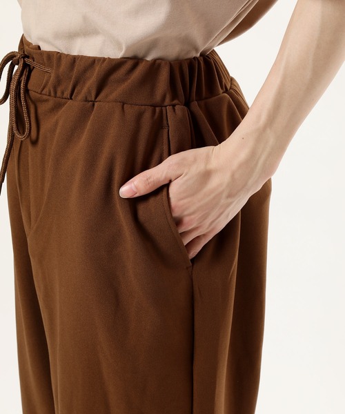 TopIsm（トップイズム）の「半袖オープンカラー 梨地シャツジャケット＆ワイドパンツ セットアップ（セットアップ・メンズ・ブラック/ベージュ/ブラウン/グレー系その他・M/L）」の10枚目の写真