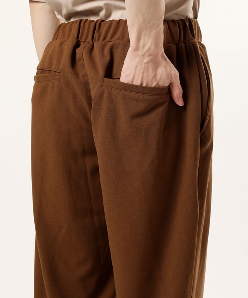 TopIsm（トップイズム）の「半袖オープンカラー 梨地シャツジャケット＆ワイドパンツ セットアップ（セットアップ・メンズ・ブラック/ベージュ/ブラウン/グレー系その他・M/L）」の7枚目の写真