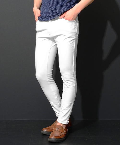 JOKER（ジョーカー）の「【JOKER】オリジナル/360度ストレッチスキニーパンツ 春服（チノパンツ・メンズ・ブラック/グレー/ブルー系その他/ホワイト/ネイビー/ブラック系その他・S/M/L/XL）」の2枚目の写真