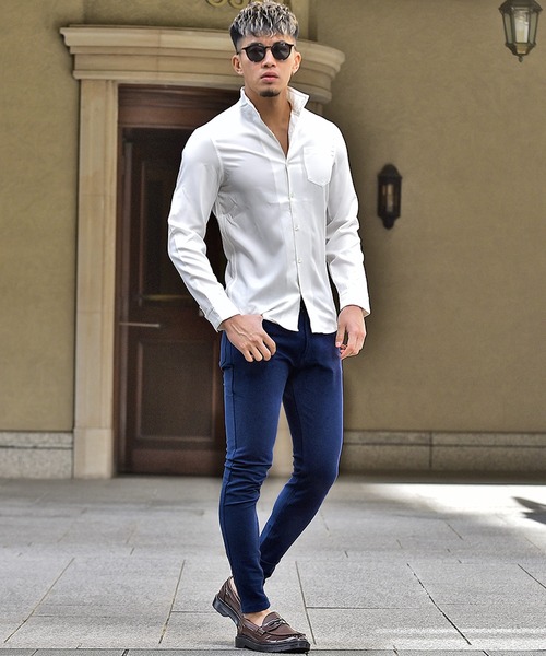 JOKER（ジョーカー）の「【JOKER】オリジナル/360度ストレッチスキニーパンツ 春服（チノパンツ・メンズ・ブラック/グレー/ブルー系その他/ホワイト/ネイビー/ブラック系その他・S/M/L/XL）」の22枚目の写真