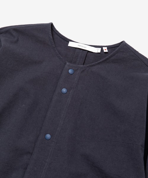 rehacer（レアセル）の「rehacer : 東炊き Sleepy Easy Shirt Made in Japan /  東炊き スリーピーイージーシャツ（シャツ/ブラウス・メンズ・カーキ/スミクロ・SMALL/MEDIUM/LARGE）」の8枚目の写真