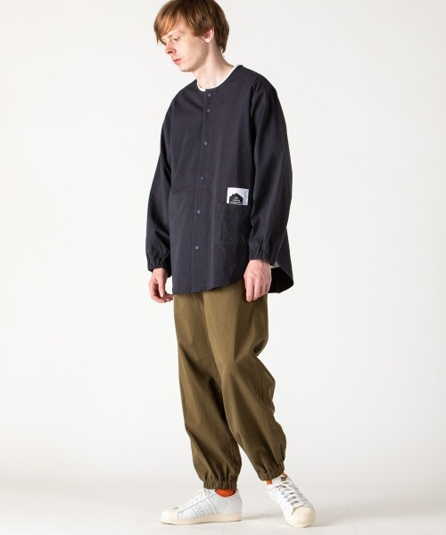 rehacer（レアセル）の「rehacer : 東炊き Sleepy Easy Shirt Made in Japan /  東炊き スリーピーイージーシャツ（シャツ/ブラウス・メンズ・カーキ/スミクロ・SMALL/MEDIUM/LARGE）」の7枚目の写真