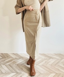 y/m by RIKA | リネンライクタイトロングスカート(スカート)