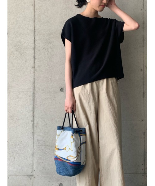 BEARDSLEY（ビアズリー）の「フレンチニット（ニット/セーター・レディース・ブラック/アイボリー・FREE）」の3枚目の写真